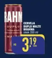Mercantil Rodrigues Cerveja brahma duplo malte 350ml oferta
