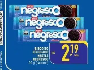Mercantil Rodrigues Biscoitos recheado nestlé 90g oferta