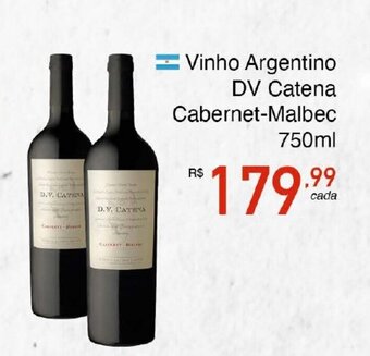 Dona de Casa Vinho Argentino DV Catena Cabernet-Malbec 750ml oferta