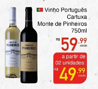 Dona de Casa Vinho Português Cartuxa Monte de Pinheiros 750ml oferta