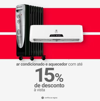 ar condicionado e aquecedor com até