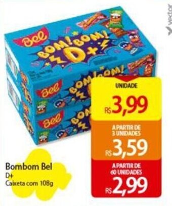 Atacadão Bombom Bel D+ Cabreta com 108g oferta