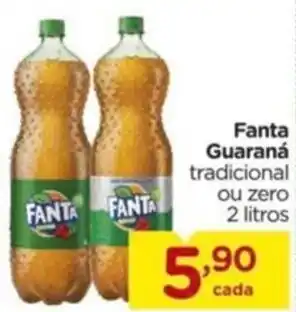 Carrefour Fanta Guaraná tradicional ou zero 2 litros oferta