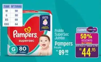 Fralda SuperSec Jumbo Pampers
