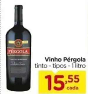 Carrefour Vinho Pérgola tinto - tipos - 1 litro oferta