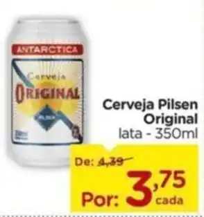 Carrefour Cerveja Pilsen Original lata - 350ml oferta