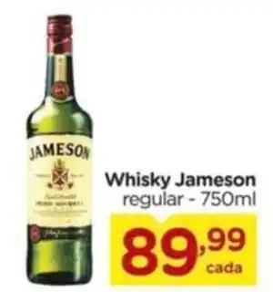 Carrefour Whisky Jameson regular - 750ml oferta