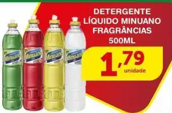 Roldão Detergente líquido minuano fragrâncias 500ml oferta