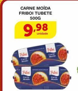 Roldão Carne moída friboi tubete 500g oferta