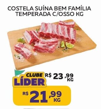COSTELA SUÍNA BEM FAMÍLIA TEMPERADA C/OSSO KG