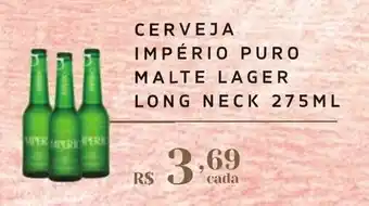 Empório Bahamas CERVEJA IMPÉRIO PURO MALTE LAGER LONG NECK 275ML oferta