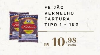 Empório Bahamas FEIJÃO VERMELHO FARTURA TIPO 1 - 1KG oferta