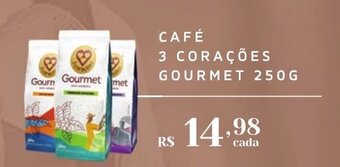 CAFÉ 3 CORAÇÕES GOURMET 250G