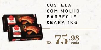 Empório Bahamas COSTELA COM MOLHO BARBECUE SEARA 1KG oferta
