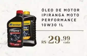 Empório Bahamas ÓLEO DE MOTOR IPIRANGA MOTO PERFORMANCE 10W30 1L oferta