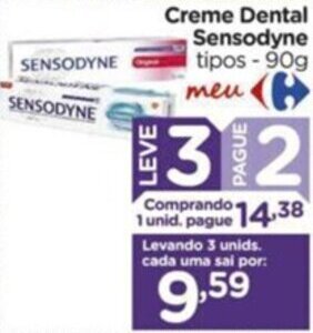 Creme Dental Sensodyne tipos - 90g
