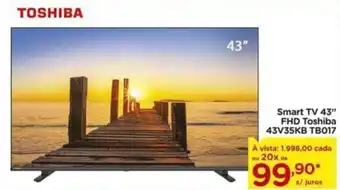 Carrefour Smart TV 43" FHD Toshiba 43V35KB TB017 oferta