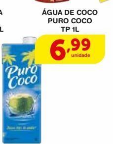 Roldão Água de coco puro coco tp 1l oferta