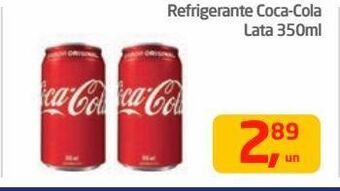 Tenda Atacado Refrigerante coca-cola lata 350ml oferta