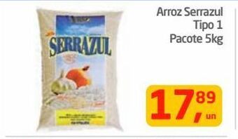 Tenda Atacado Arroz serrazul tipo 1 pacote 5kg oferta