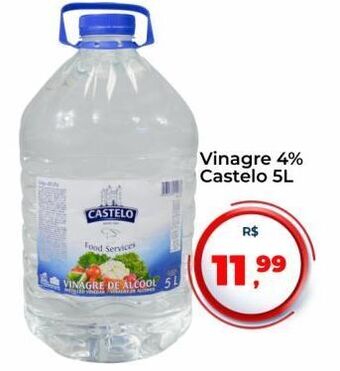 Tonin Superatacado Vinagre 4% castelo 5l oferta