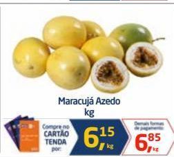 Tenda Atacado Maracujá azedo kg oferta