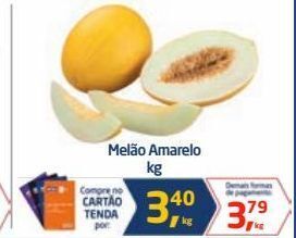 Tenda Atacado Melão amarelo kg oferta