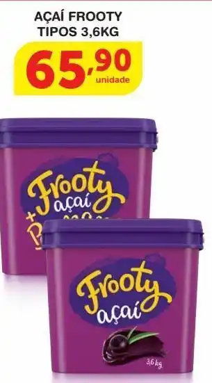 Roldão Açaí frooty tipos 3,6kg oferta