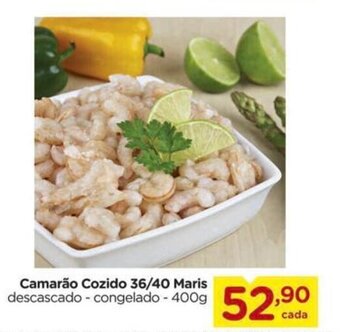 Carrefour Camarão Cozido 36/40 Maris descascado - congelado - 400g oferta