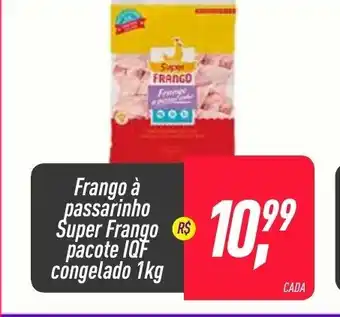 Frangolândia Frango a passarinho Super Frango pacote IQF congelado 1kg oferta