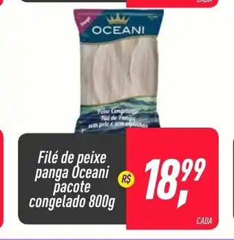 File de peixe panga Oceani pacote congelado 800g
