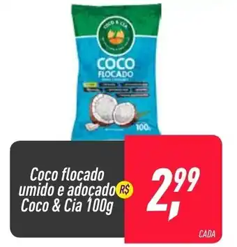 Frangolândia Coco flocado umido e adocado Coco & Cia 100g oferta