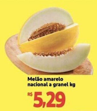 Extra Supermercado Melão amarelo nacional a granel kg oferta