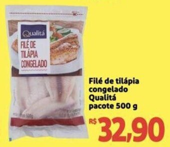 Extra Supermercado Filé de tilápia congelado Qualitá pacote 500 g oferta