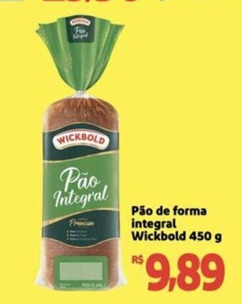 Pão de forma integral Wickbold 450 g