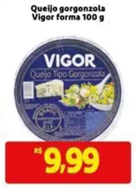 Extra Supermercado Queijo gorgonzola Vigor forma 100 g oferta