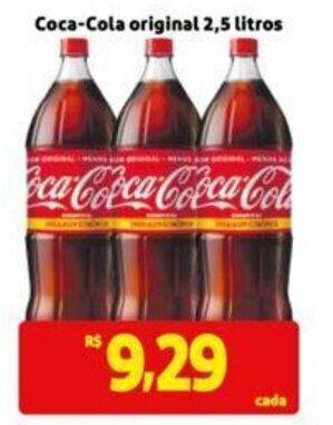Extra Supermercado Coca-Cola original 2,5 litros oferta