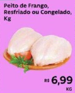 Peito de Frango, Resfriado ou Congelado, Kg