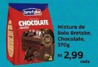 Mistura de Bolo Bretzke, Chocolate, 370g