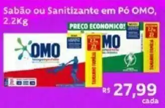 Sabão ou Sanitizante em Pó OMO, 2.2kg