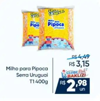 Milho para Pipoca Serra Uruguai T1 400g