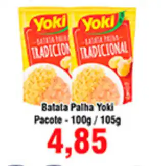 Shibata Supermercados Batata Palha Yoki Pascote 100g/105g oferta