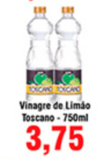 Shibata Supermercados Vinagre de Limao Toscana 750ml oferta