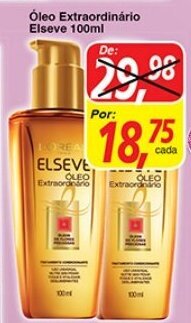 Supermercados Guanabara Oleo Extraordinario Elseve 100ml oferta