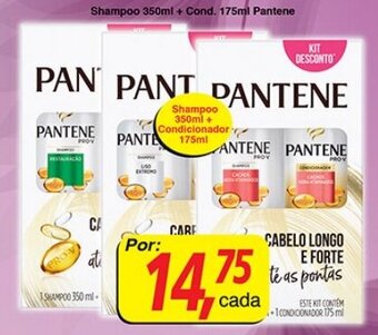 Supermercados Guanabara Shampoo 350ml + Condicionador 175ml Pantene oferta