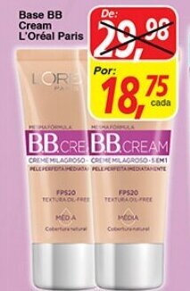 Supermercados Guanabara Base BB Cream L'Oreal Paris oferta
