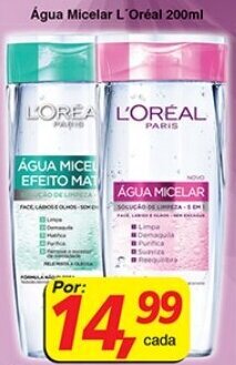 Supermercados Guanabara Agua Micelar L'Oreal 200ml oferta