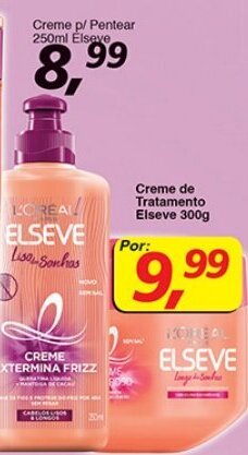 Supermercados Guanabara Creme p/ Pentear 250ml Elseve oferta