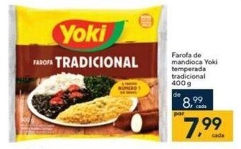 Coop Farofa de mandioca Yoki temperada tradicional 400 g oferta