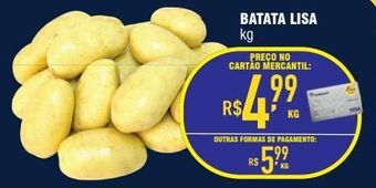 Mercantil Rodrigues Batata lisa kg oferta